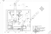 Схема подключения и монтажа водогрейного промышленного котла КВа 0,2