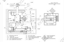 Схема подключения и монтажа водогрейного промышленного котла КВм-1.86 с топкой РПК