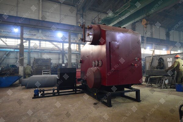 Паровой автоматический котел на опилках